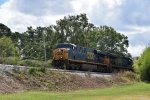 CSX 5452 Leads a NB Manifest on the Edge of Town